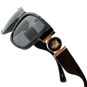 Sunglasses‎ Men Dark Black Style Fashion Shades Retro UV400 Trendy Rapper Gangs